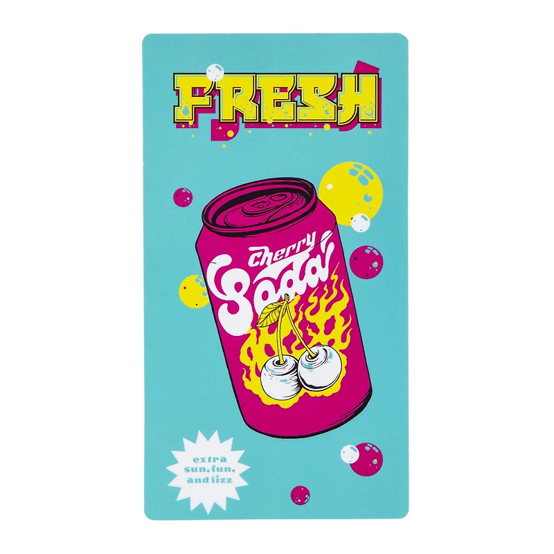 Soda Can Beach Towel 30in x 60in