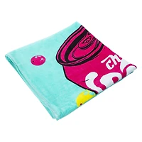 Soda Can Beach Towel 30in x 60in