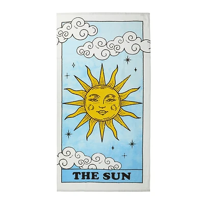 'The Sun' Tarot Beach Towel 30in x 60in