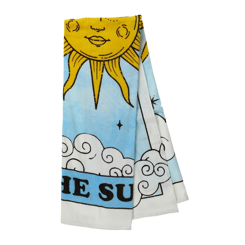 'The Sun' Tarot Beach Towel 30in x 60in