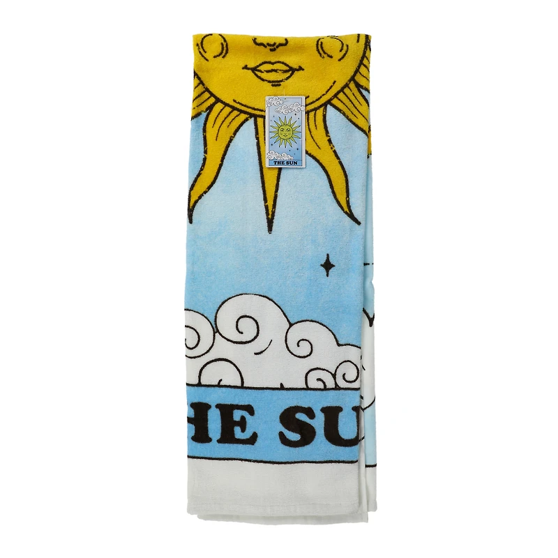 'The Sun' Tarot Beach Towel 30in x 60in