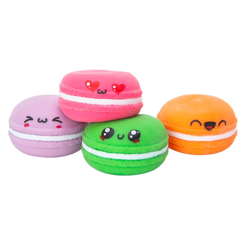Squishy Macaron Toy Set 4-Pack