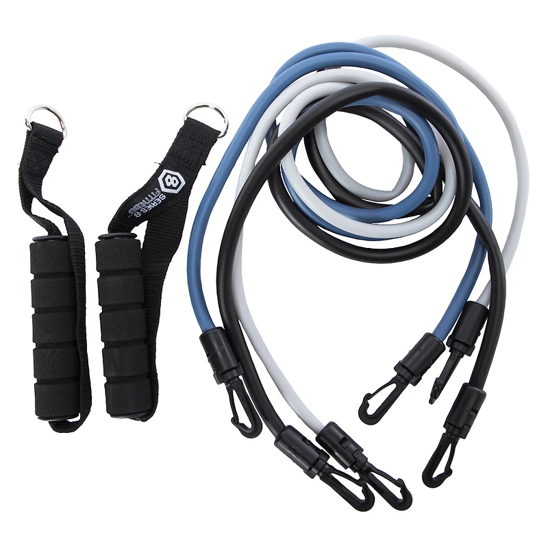 Series-8 Fitness™ Resistance Tube Kit 3-Count