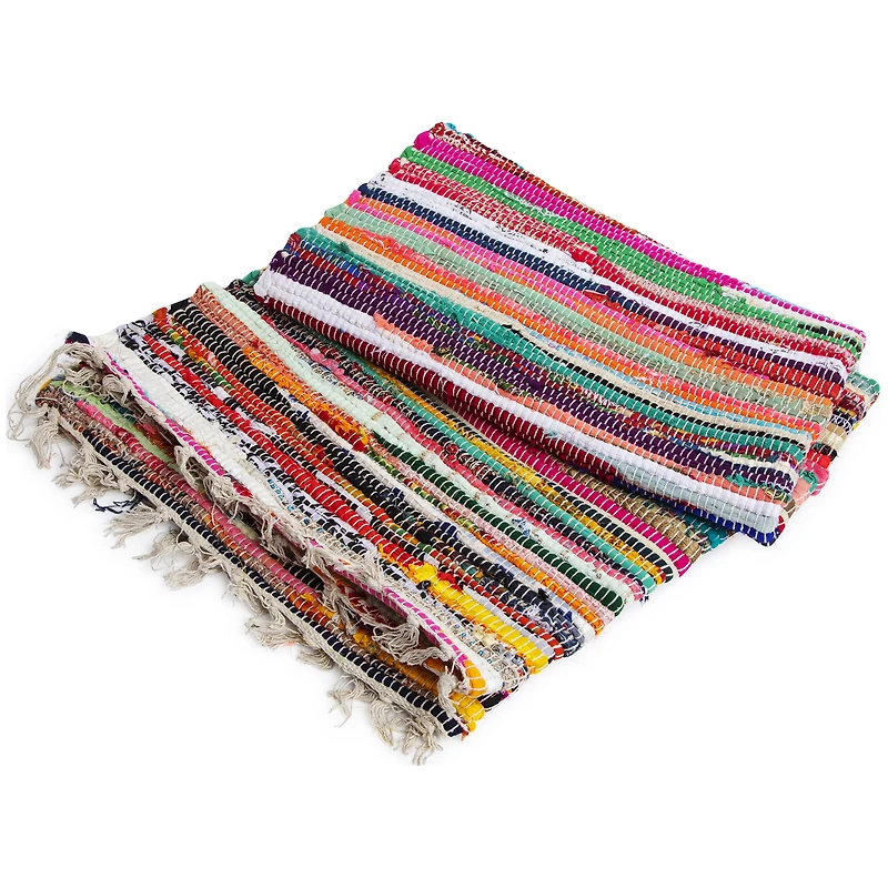 Handwoven Chindi Rug - 3ft x 5 ft