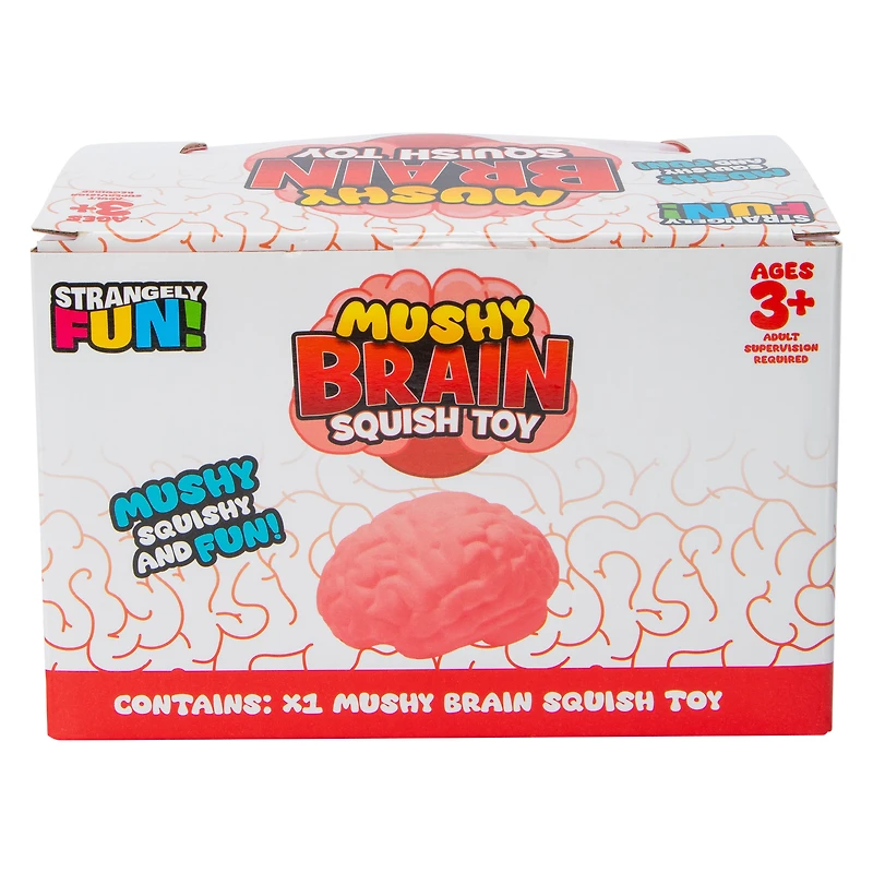Mushy Brain Squish Toy 5.31in x 4.13in