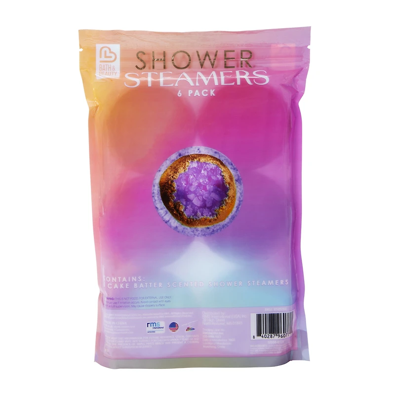 Geode Crystal Shower Steamers 6-Pack