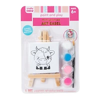 Mini Printed Art Easel Set