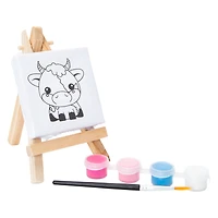 Mini Printed Art Easel Set
