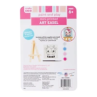 Mini Printed Art Easel Set