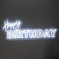 Happy Birthday Neon LED Light 24inx 8.7in