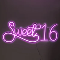 Sweet 16 Neon LED Light 24in x 9.4in