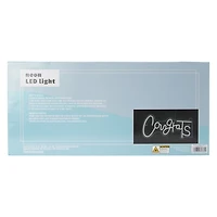 Congrats Neon LED Light 24in x 11.2in