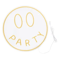 Neon LED Smile ‘Party’ Wall Light 18in