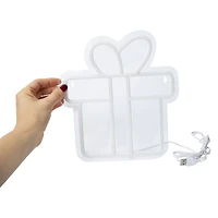 Present Neon LED Light 9.4in x 10.2in