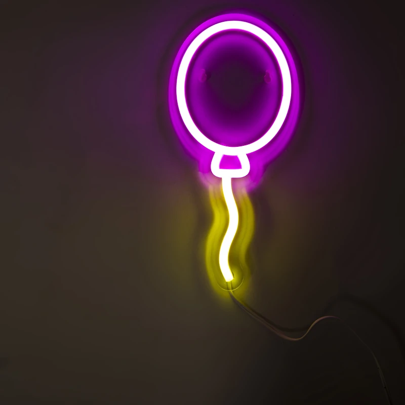 Balloon Neon LED Light 4.7in x 9.8in