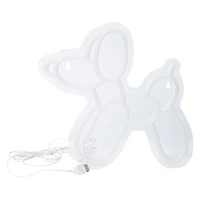 Balloon Dog Neon LED Light 10.2in x 9.6in