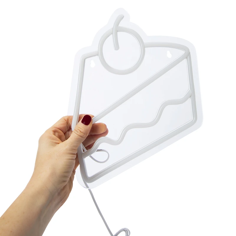 Cake Neon LED Light 8.5in x 10in