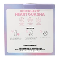 Heart Gua Sha Facial Stone 2.95in x 2.91in