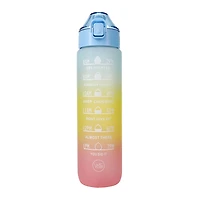 Ombre Motivational Water Tracking Bottle 32oz