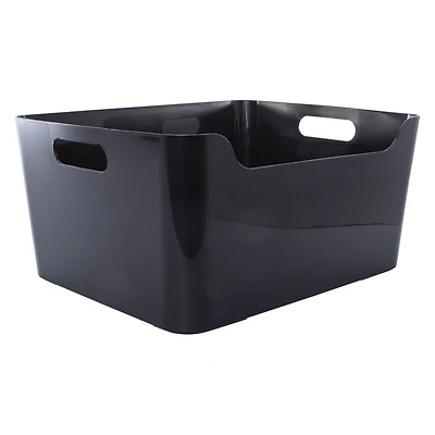 XL Plastic Storage Bin 14.33in x 11.53in