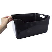 XL Plastic Storage Bin 14.33in x 11.53in