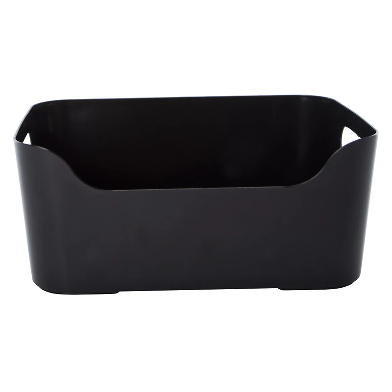 Medium Plastic Storage Bin 9.4in x 6.6in