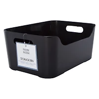 Medium Plastic Storage Bin 9.4in x 6.6in