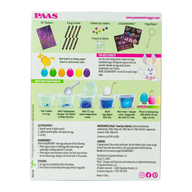 PAAS® Neon Egg Decorating Kit