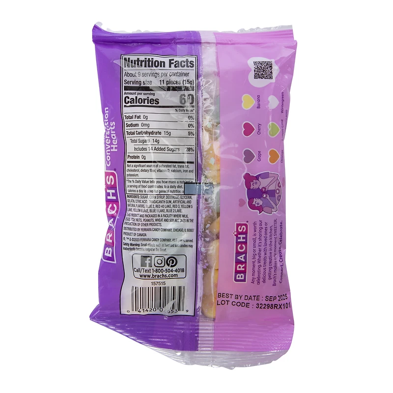 Brach's Tiny Conversation Hearts Candy 5oz