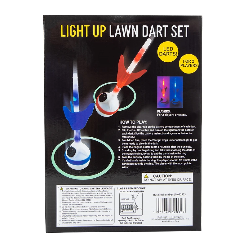 Light-Up Lawn Dart Set