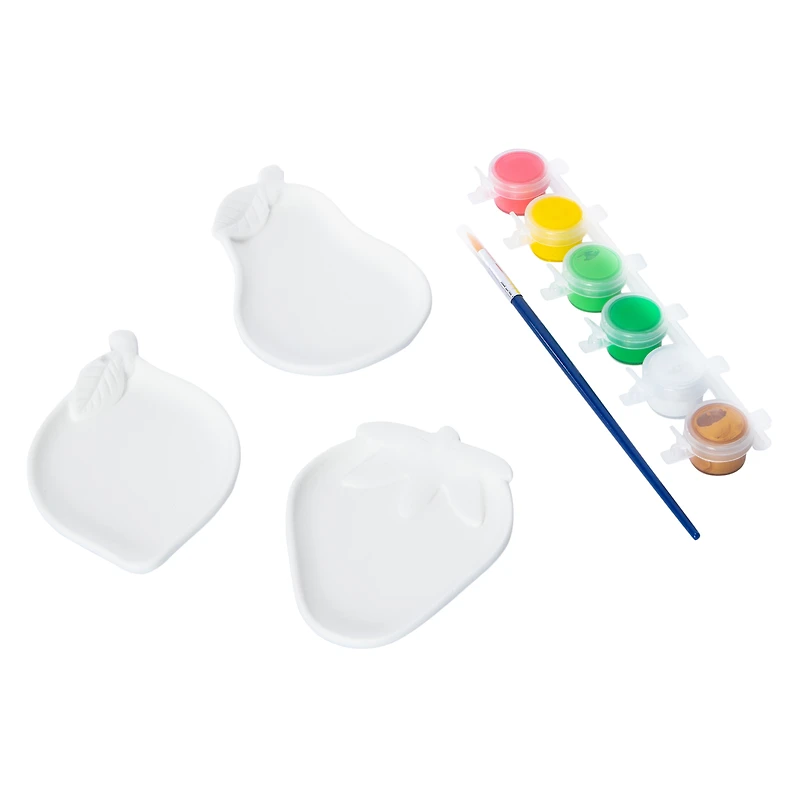 Paint Your Own Trinket Dishes Kit 3-Count