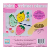 Paint Your Own Trinket Dishes Kit 3-Count