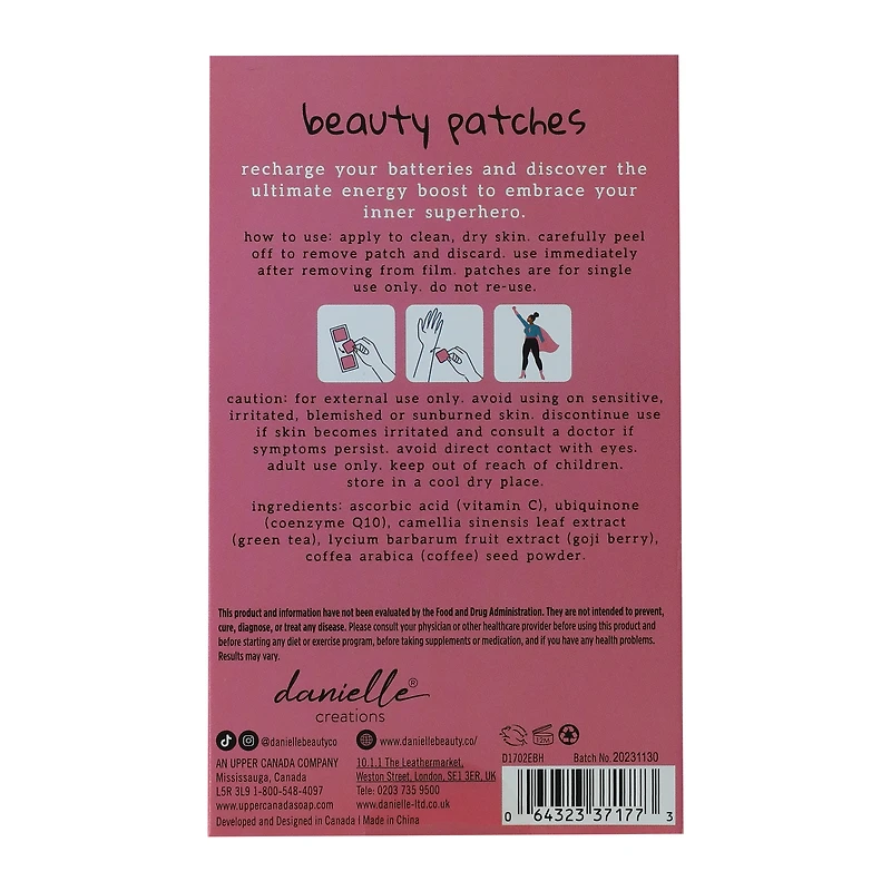 Danielle Creations® Beauty Patches 6-Count
