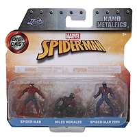 Marvel Spider-Man Nano Metalfigs® Figures 3-Count