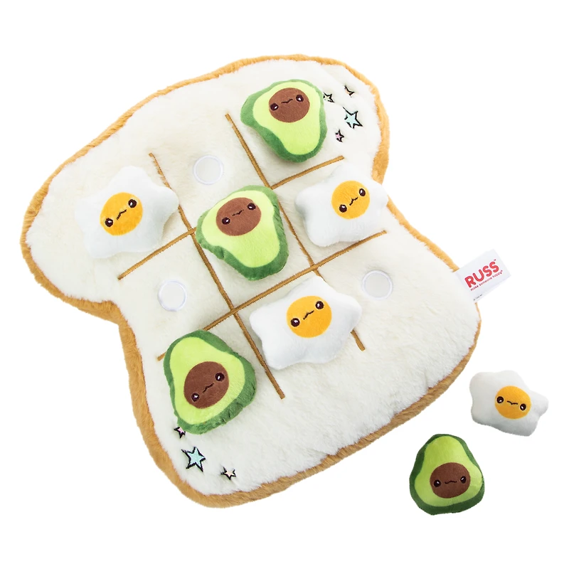 Russ™ Tic Tac Toast Plush 13in x 13in