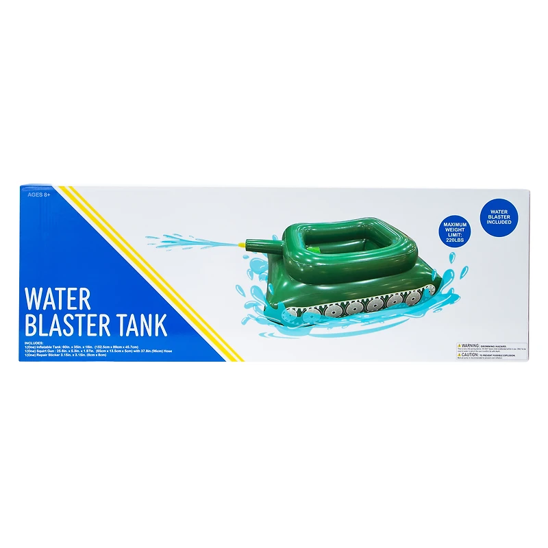 Inflatable Water Blaster Tank 60in x 35in