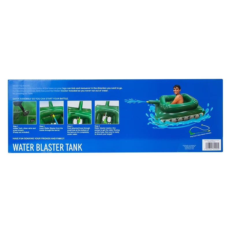 Inflatable Water Blaster Tank 60in x 35in