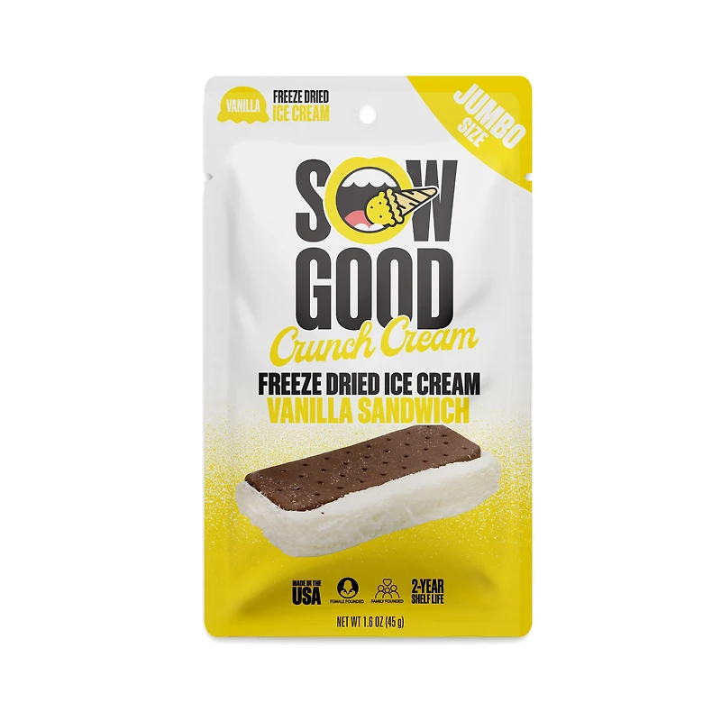 Freeze Dried Ice Cream Sandwich Candy 1.0oz - Sow Good™