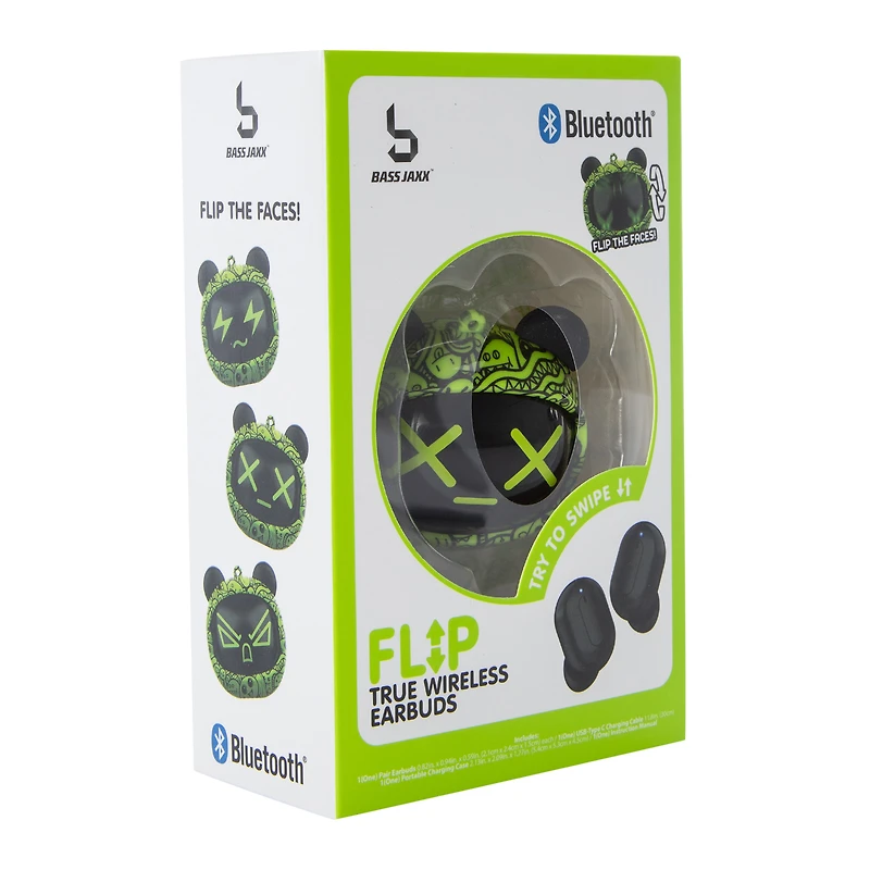 Flip Bluetooth® Wireless Earbuds With Mic