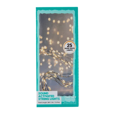 Sound Activated String Lights 8ft