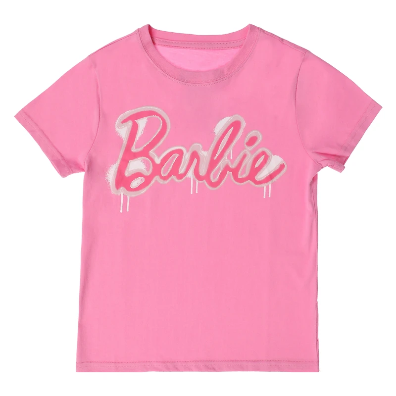 Juniors Barbie® Logo Graphic Tee