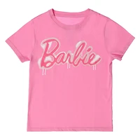 Juniors Barbie® Logo Graphic Tee