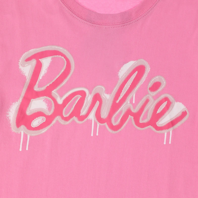 Juniors Barbie® Logo Graphic Tee