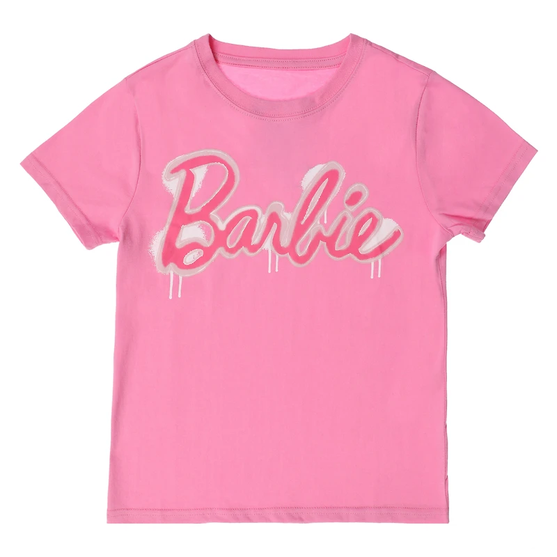 Juniors Barbie® Logo Graphic Tee