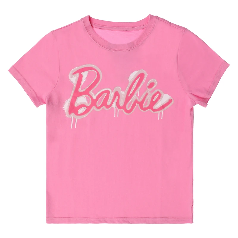 Juniors Barbie® Logo Graphic Tee