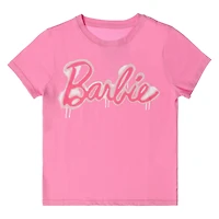 Juniors Barbie® Logo Graphic Tee