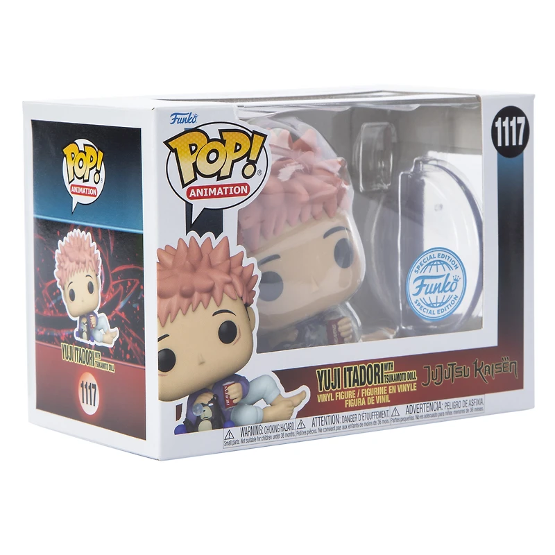 Funko Pop! Yuji Jujutsu Kaisen Itadori With Tsukamoto Doll Vinyl Figure