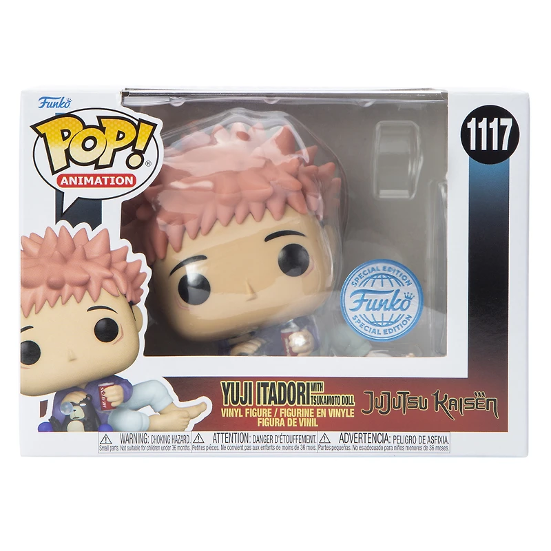 Funko Pop! Yuji Jujutsu Kaisen Itadori With Tsukamoto Doll Vinyl Figure