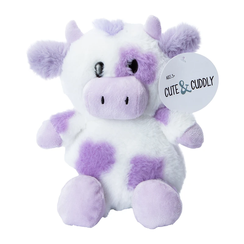 Flower Cow Plush 8in