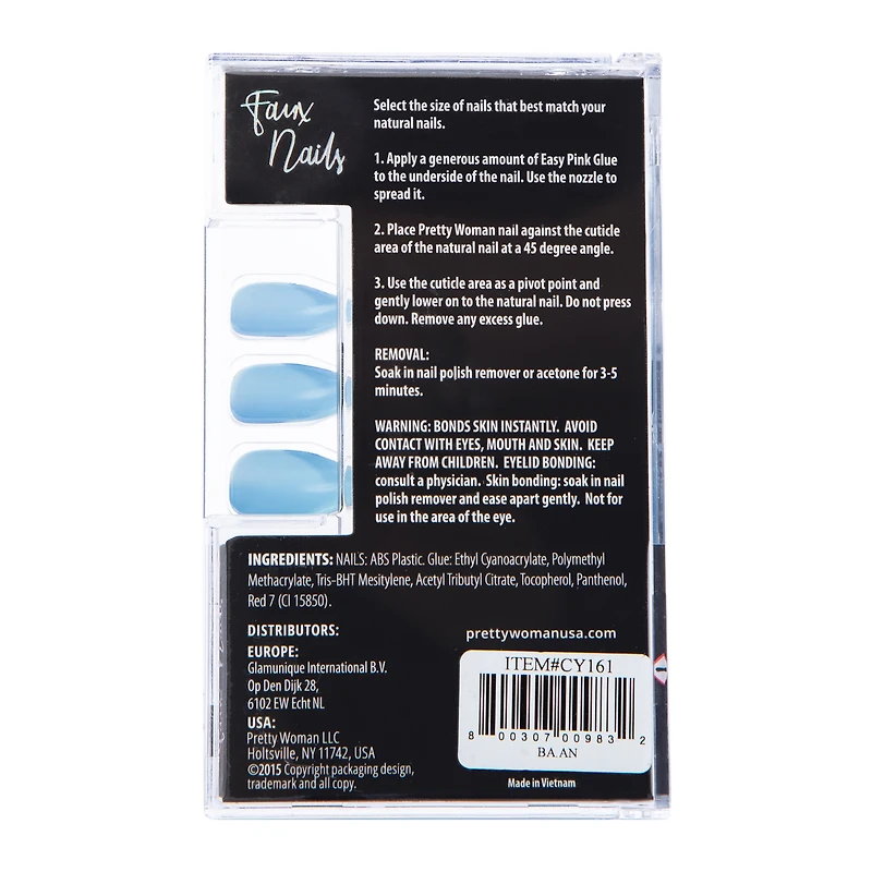 Pretty Woman Faux Nails 24-Piece Set